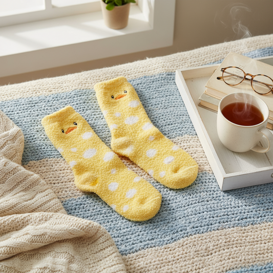 Calcetines gruesos de pato