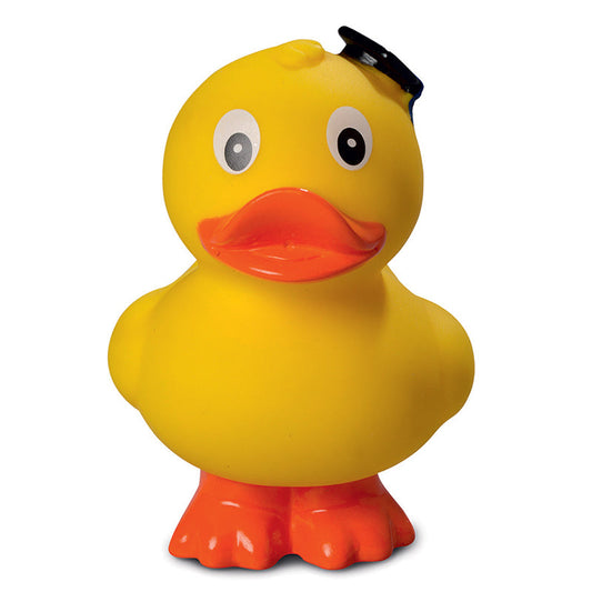 Pato graduado de pie