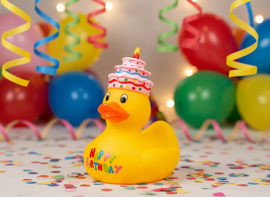 Birthday yellow duck