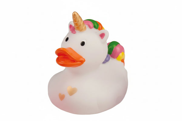 Cuore di anatra unicorno bianco