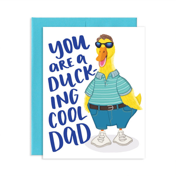 Biglietto d'auguri per papà papero