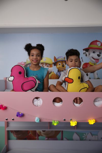 Almofada de pato marrom