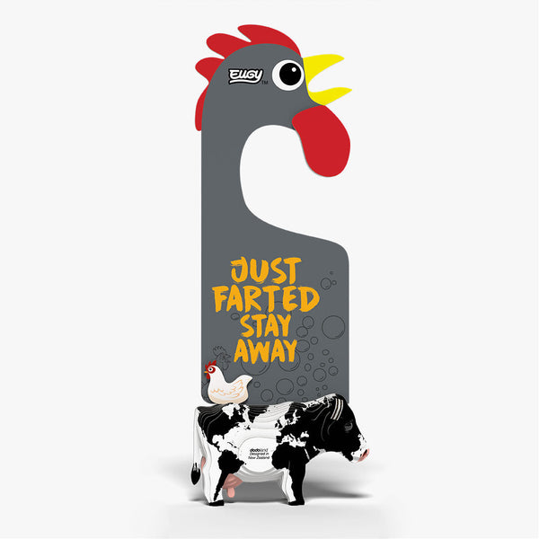 D079 Accroche-porte Vache Holstein