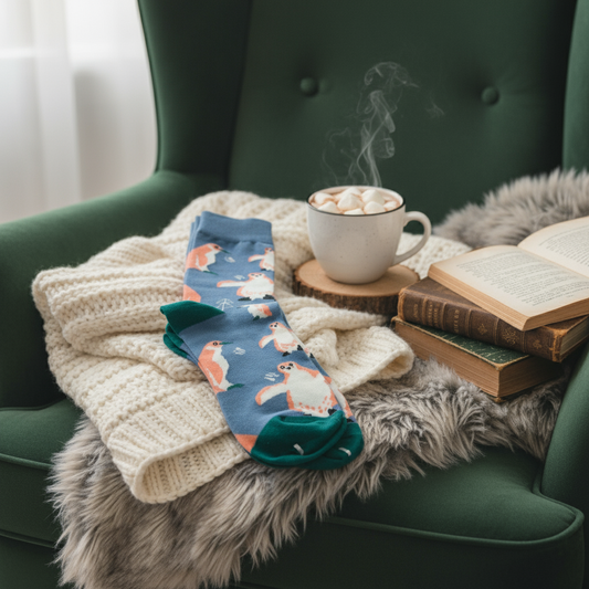 Calcetines de pingüino