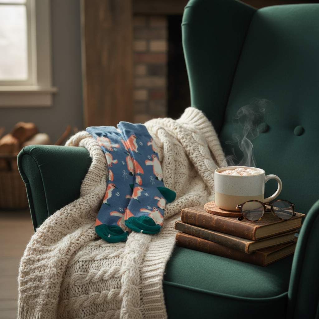 Calcetines de pingüino