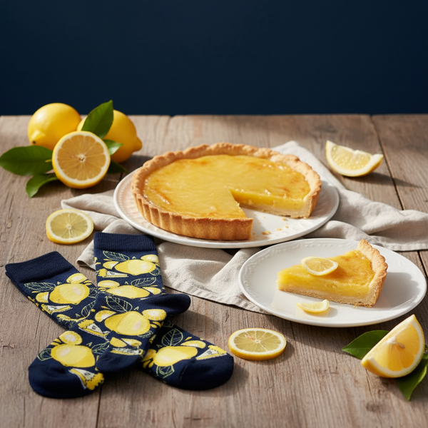 Calzini al limone e torta al limone
