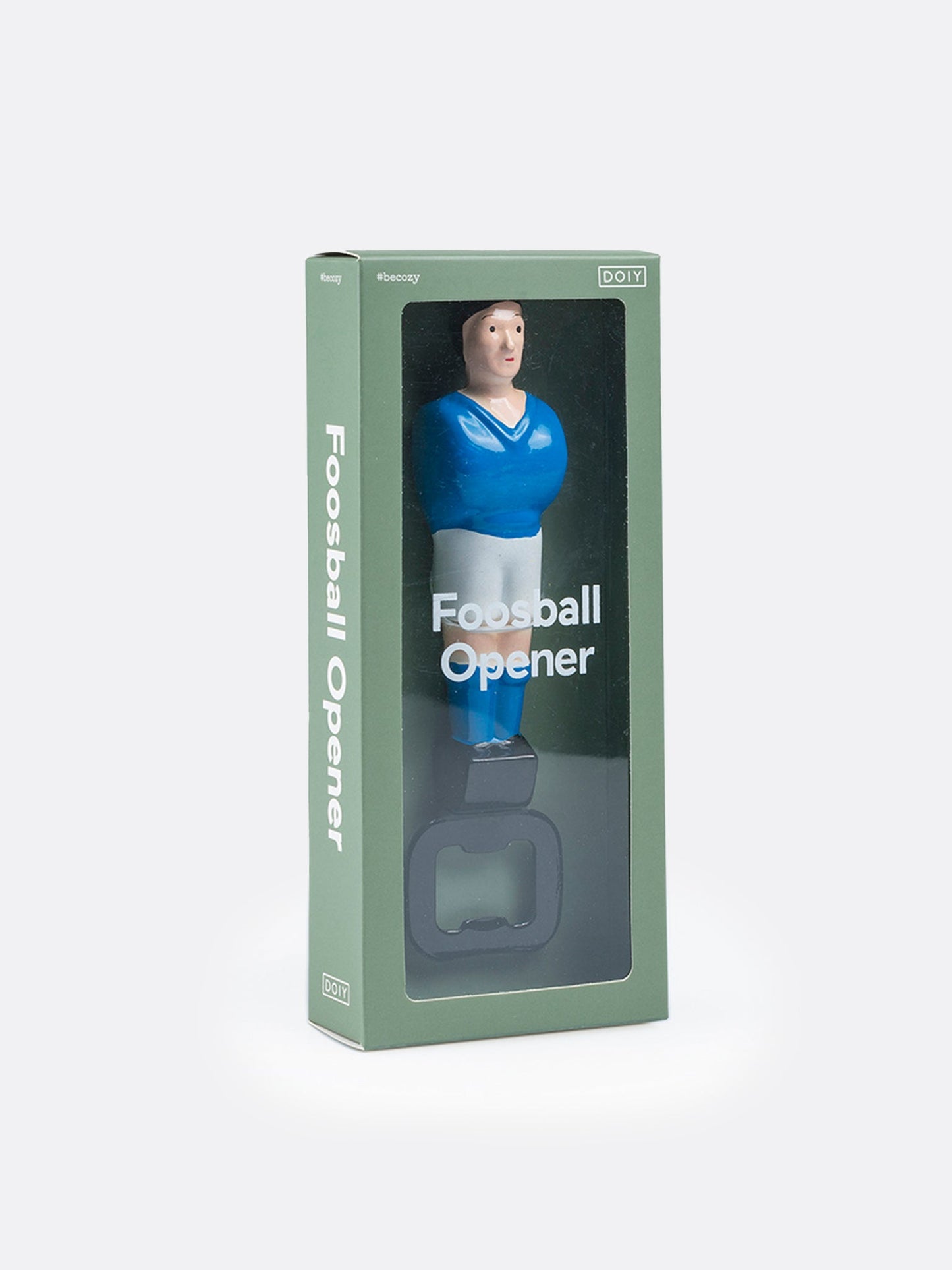 Blue Foosball Bottle Opener