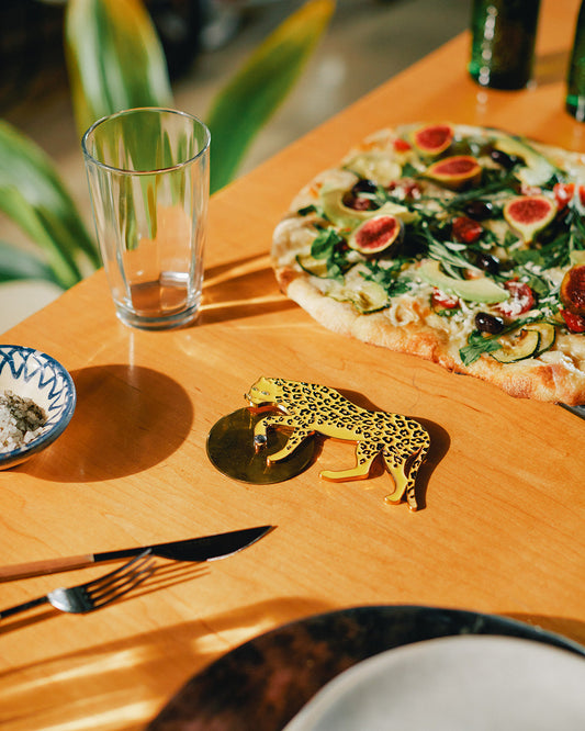 Roleta de pizza savana guépard