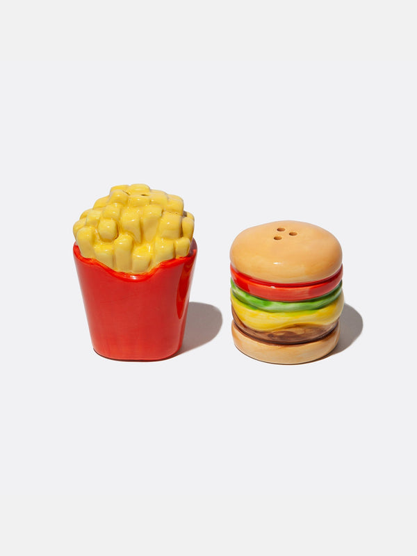 Salière et poivrière Fast Food - Fries & Burger