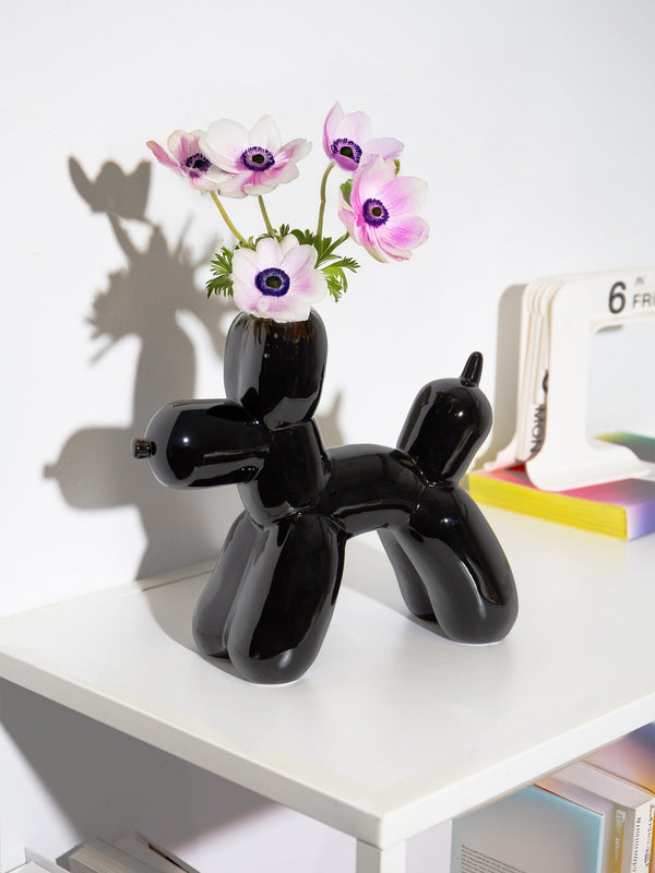 Bobby Vase Black