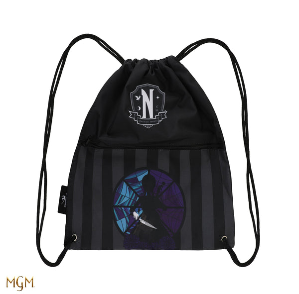 Sac à dos à cordon Mercredi et son violoncelle