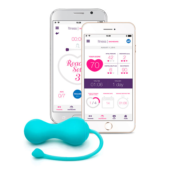 lovelife by ohmibod krush app connected bluetooth kegel turquoise