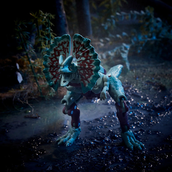Transformers Colaborativo Jurassic Park x Transformers Dilophocon y Autobot JP12
