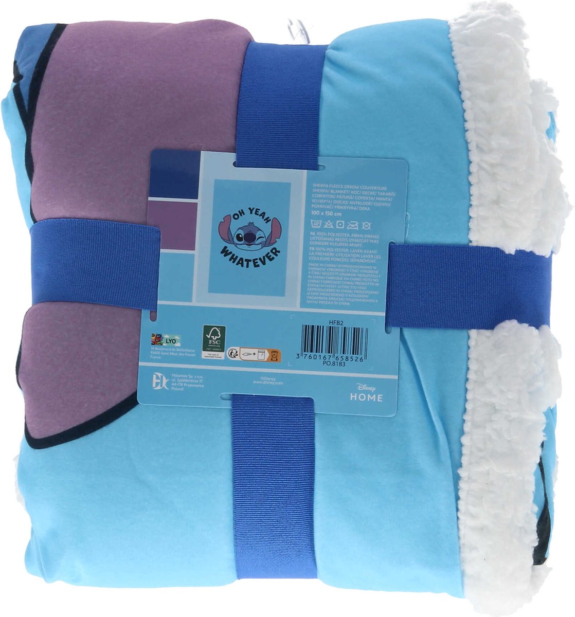 Manta de Lilo y Stitch - Stitch "Oh Yeah"