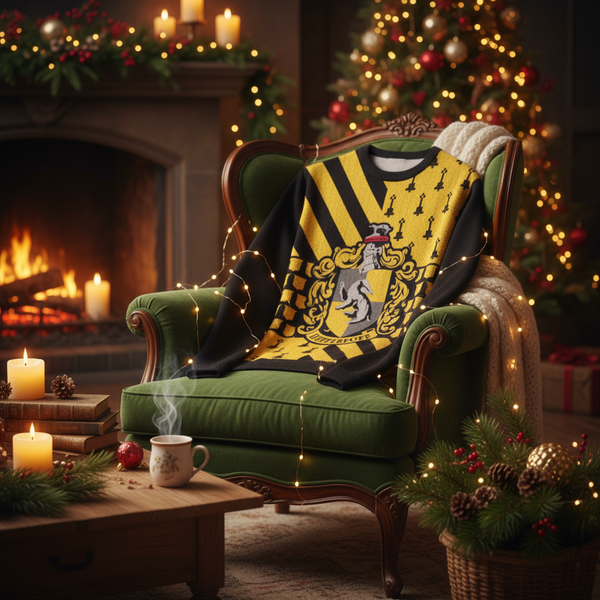 Camisola de Natal do Harry Potter - Lufa-Lufa