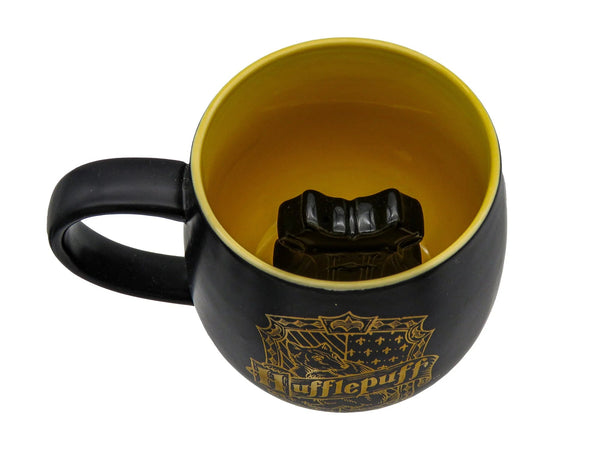 Tazza con statuetta 3D di Harry Potter - Tassorosso