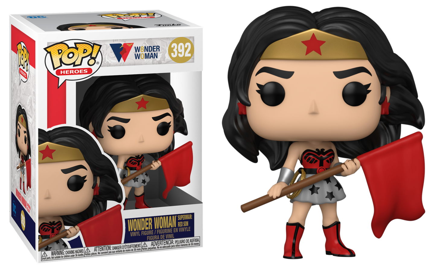 pop wonder woman superman red son 392