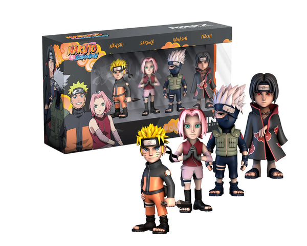 Confezione da 4 statuette - Naruto Shippuden