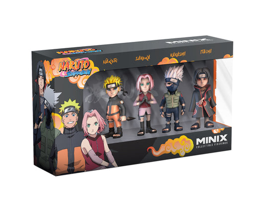 Pack de 4 figuras de Naruto Shippuden