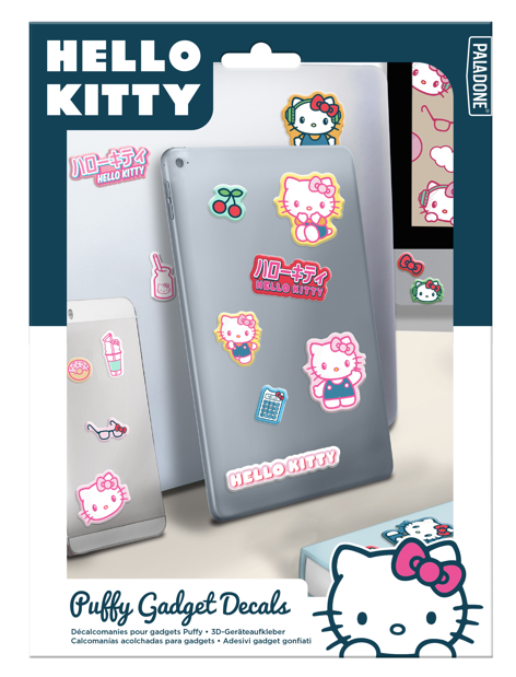 Adhesivos para gadgets Hello Kitty - Puffy - PRE-ORDEN*
