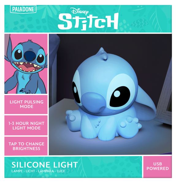 Lámpara de silicona recargable Lilo y Stitch - Stitch - PRE-ORDEN*