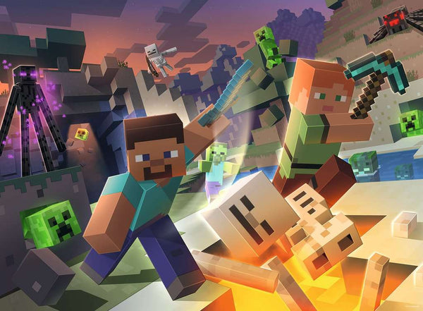 Puzzle di Minecraft - Mostri di Minecraft