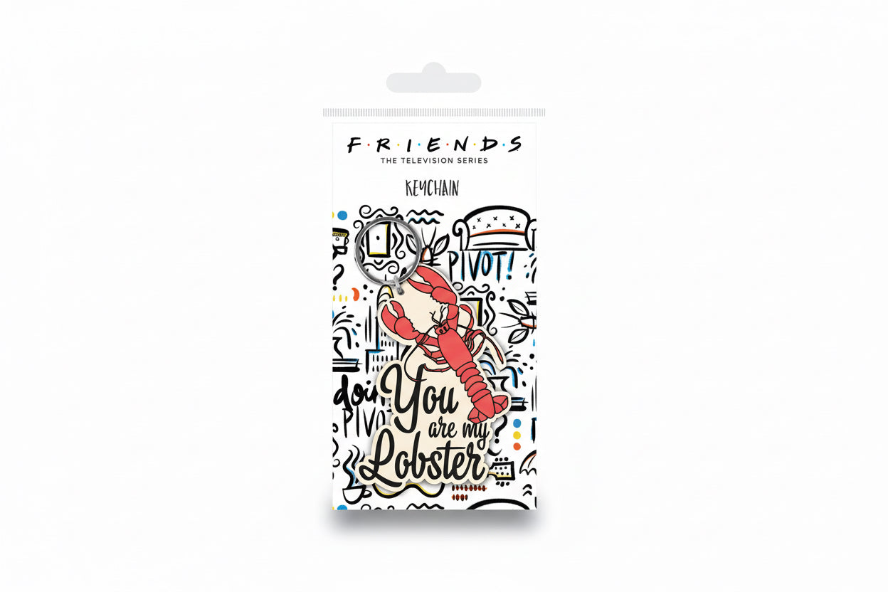 FRIENDS You are my Lobster Porte-clés en caoutchouc