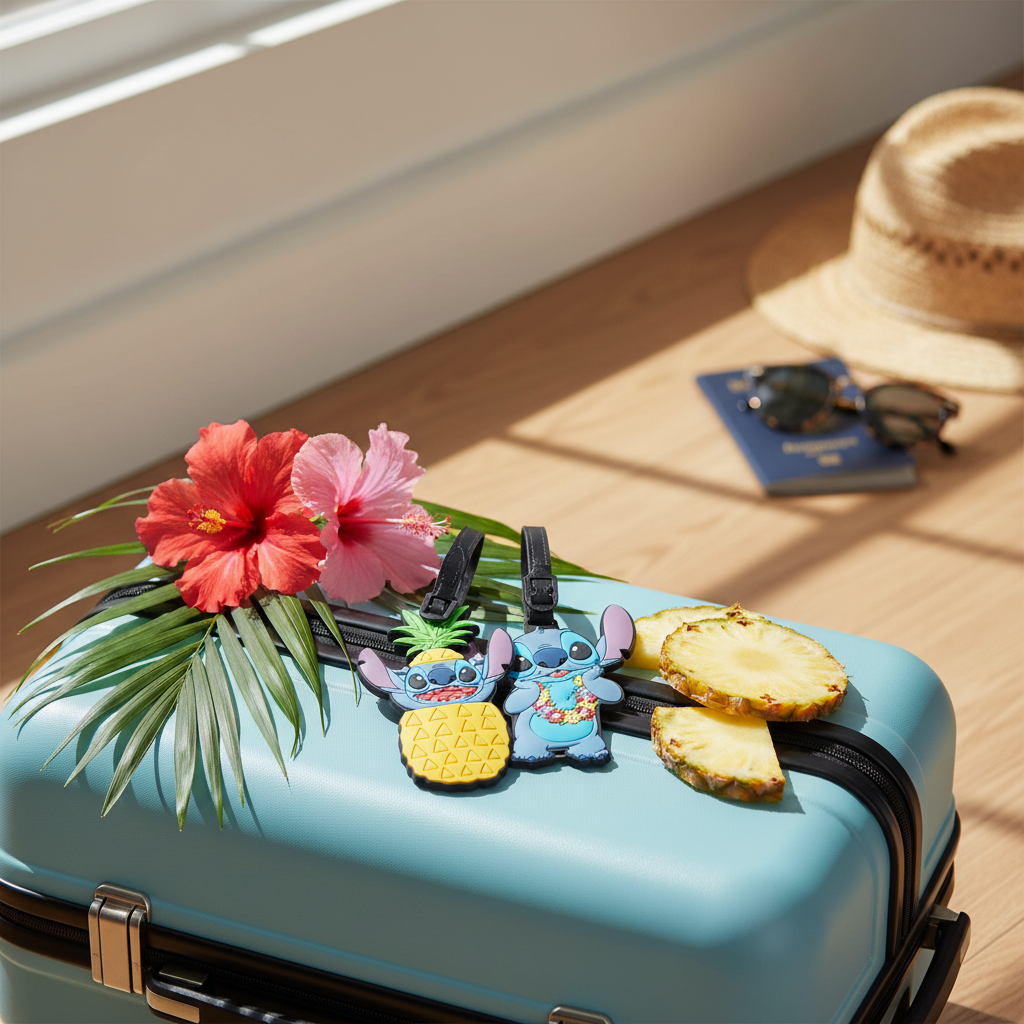 Set di etichette per bagagli Stitch