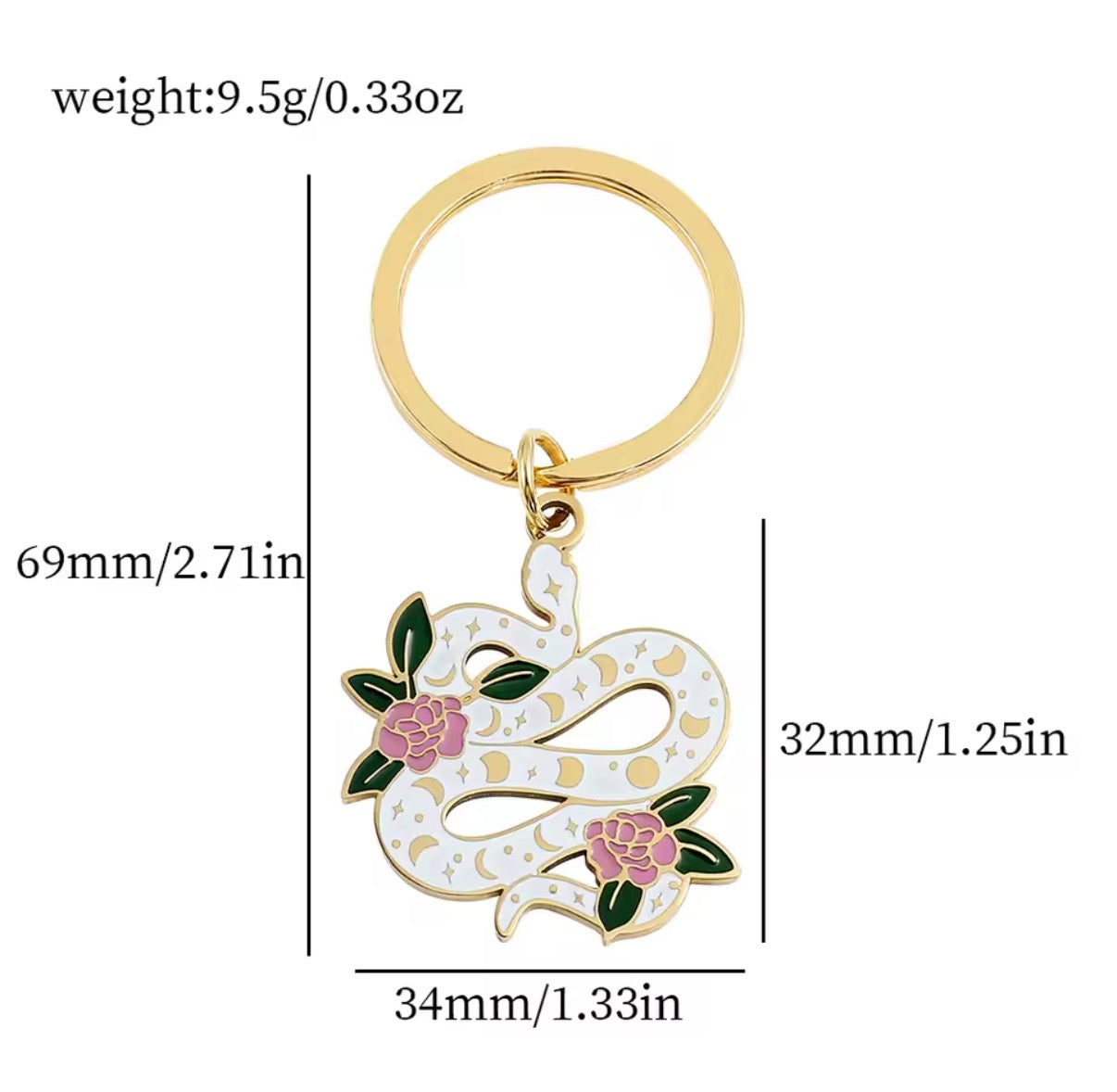 Llavero de la Serpiente Lunar