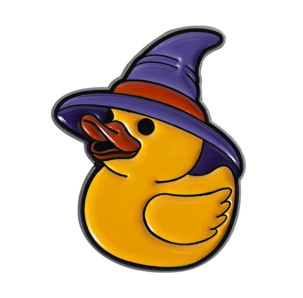 Photo produit - Pin’s Canard Jaune Sorcier