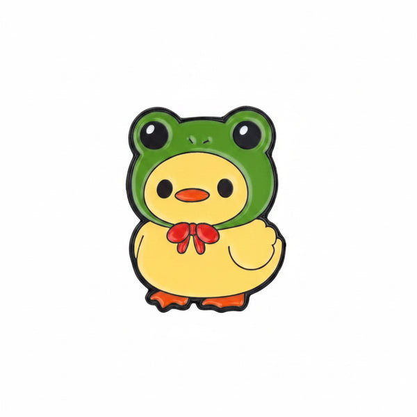 Pin’s Canard Jaune en Grenouille