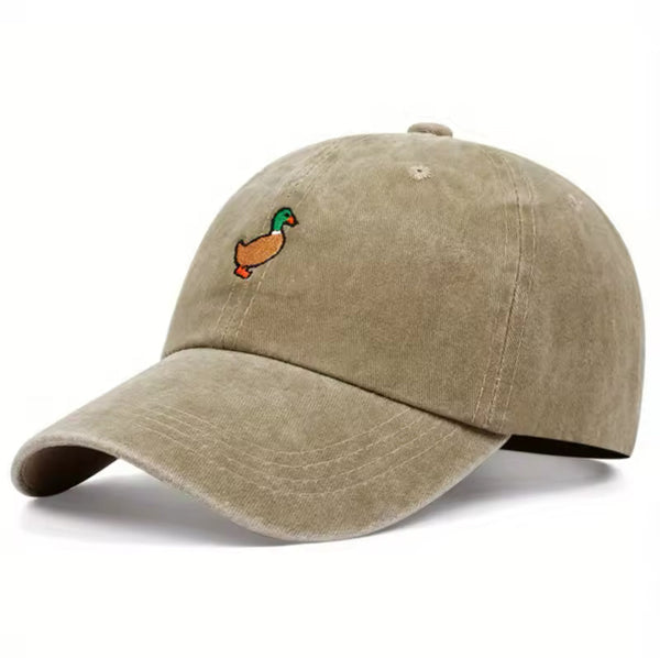 Gorra de pato bordada