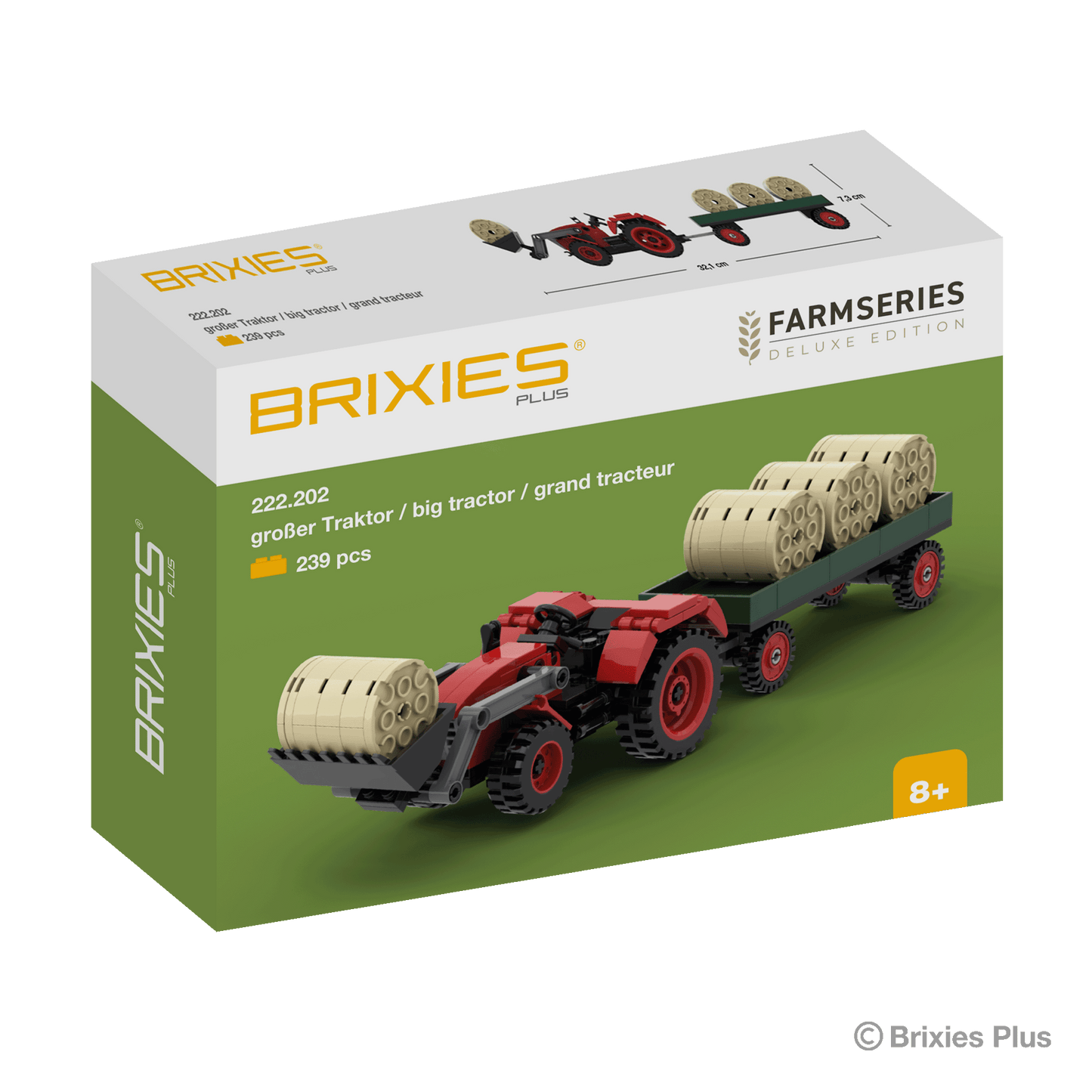 BRIXIES Plus Großer Traktor / Big tractor
