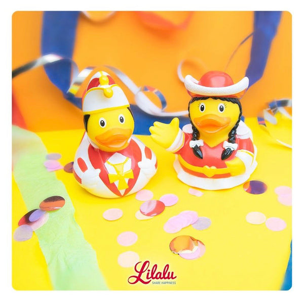Pareja de patos de carnaval