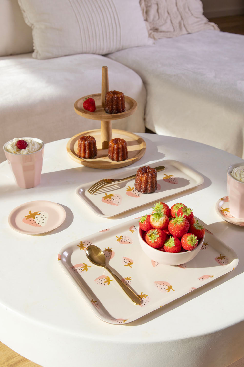 Strawberries - Duo de dessous de verre