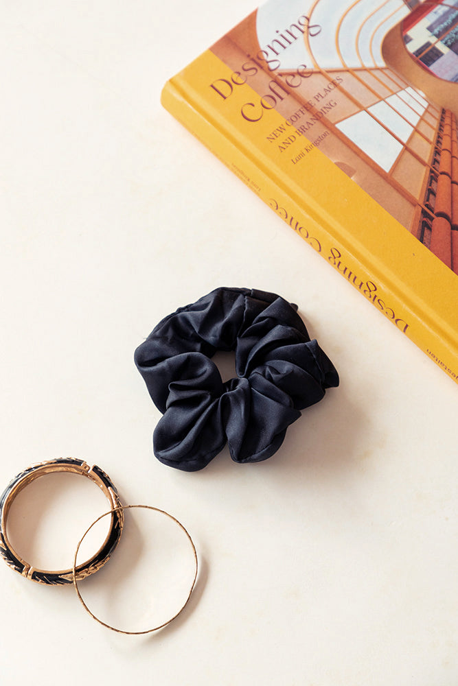 Black Bow - Scrunchies Duo