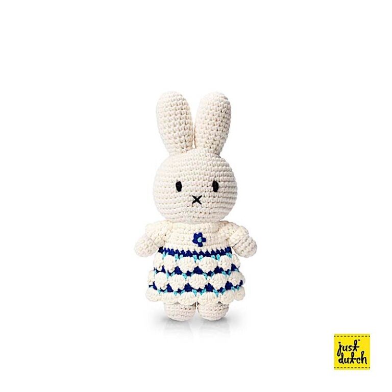 Peluche en Crochet Miffy & Friends - Bleu de Delft - Miffy 2020