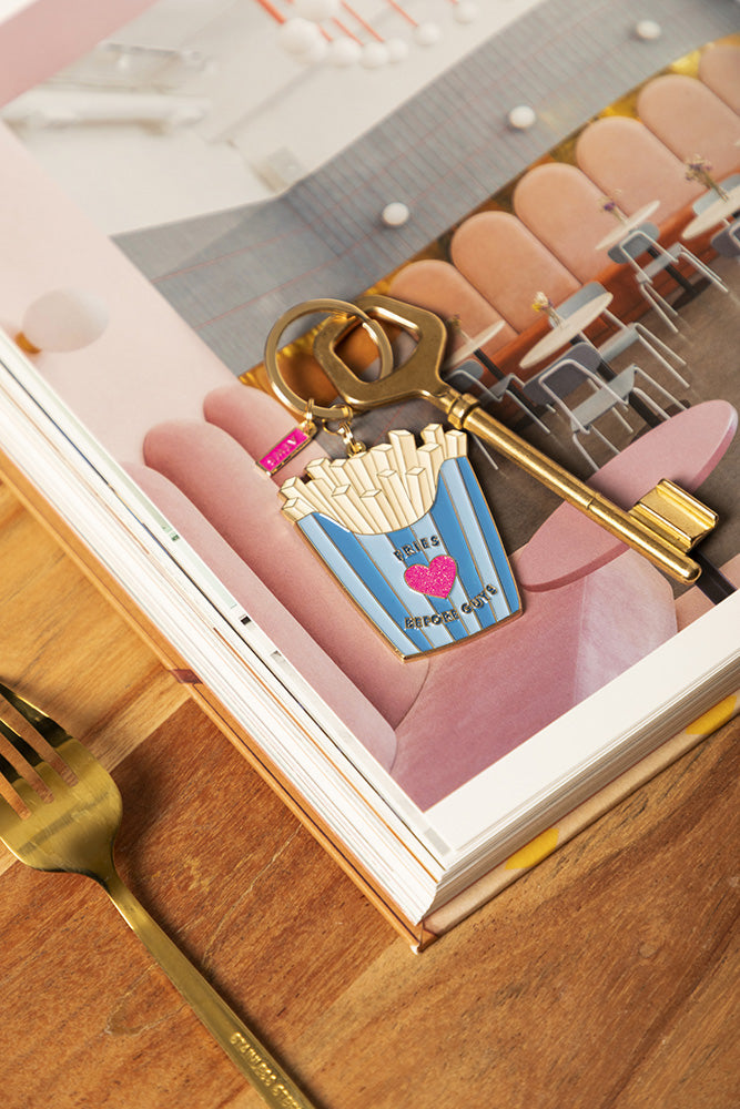 Fries Before Guys - Keychain