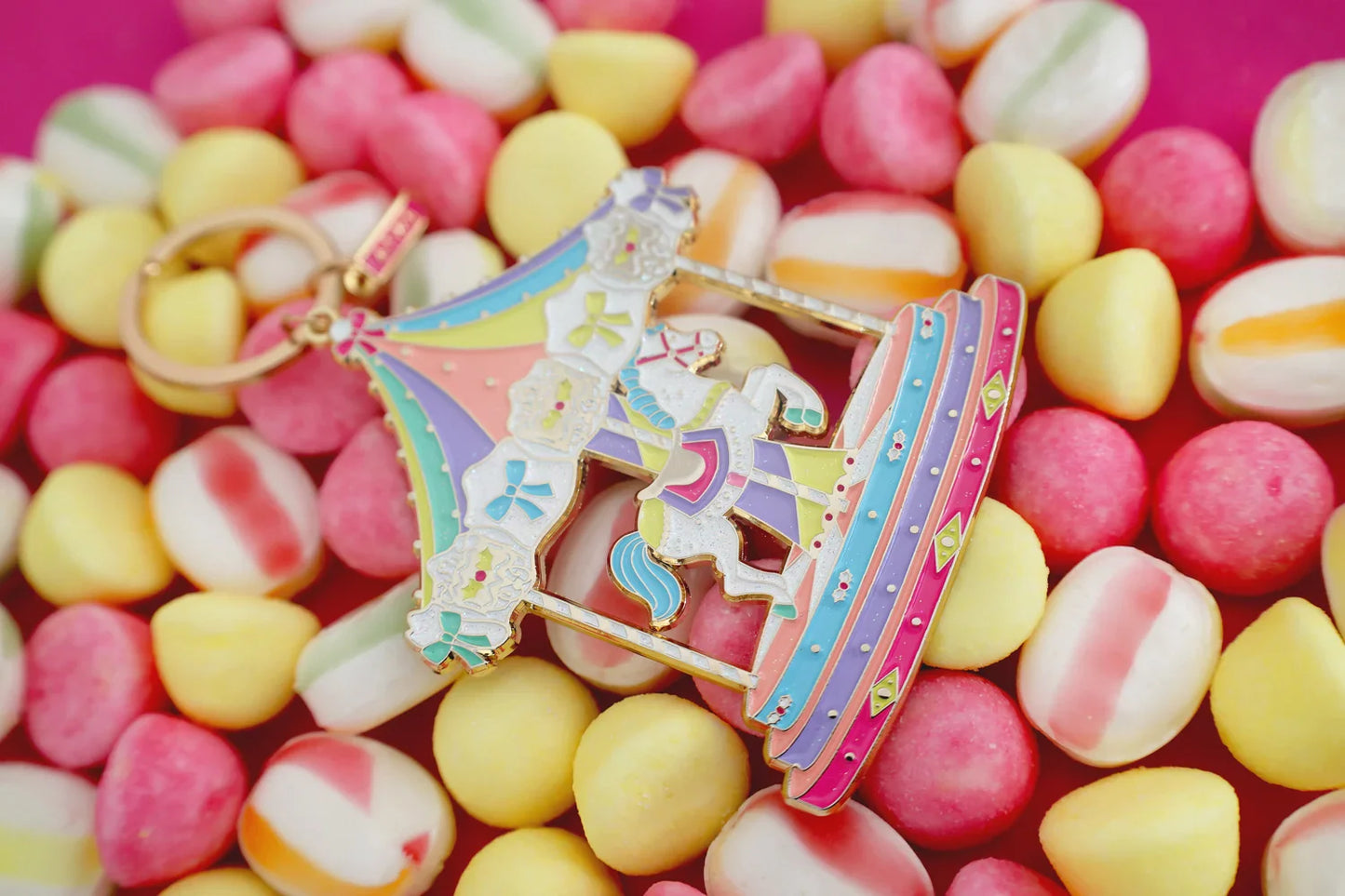 Merry Go-Round - Keychain
