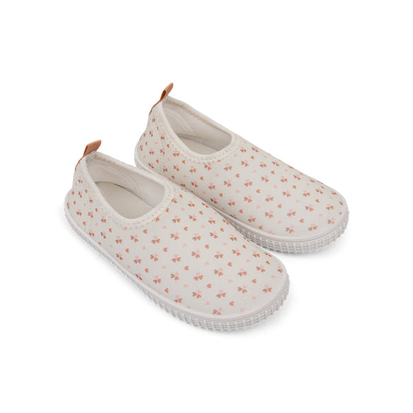 Kids Water Shoes - Old Pink - Cozy Hearts - Size 19-29