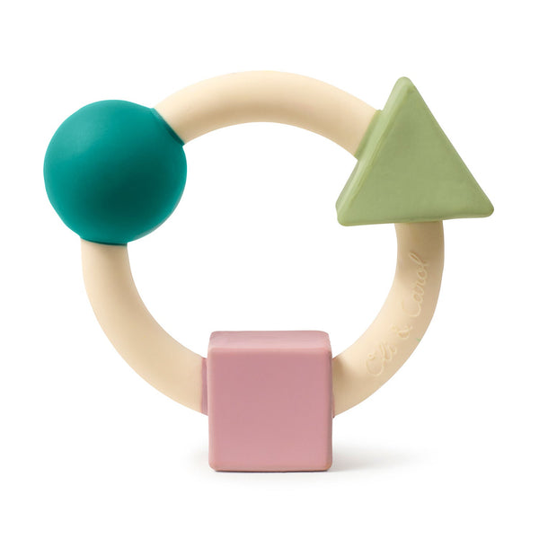Anneau de dentition bébé – Couleurs douces