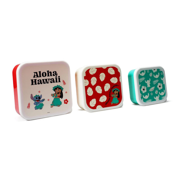 Set of 3 Disney snack boxes - Lilo and Stitch