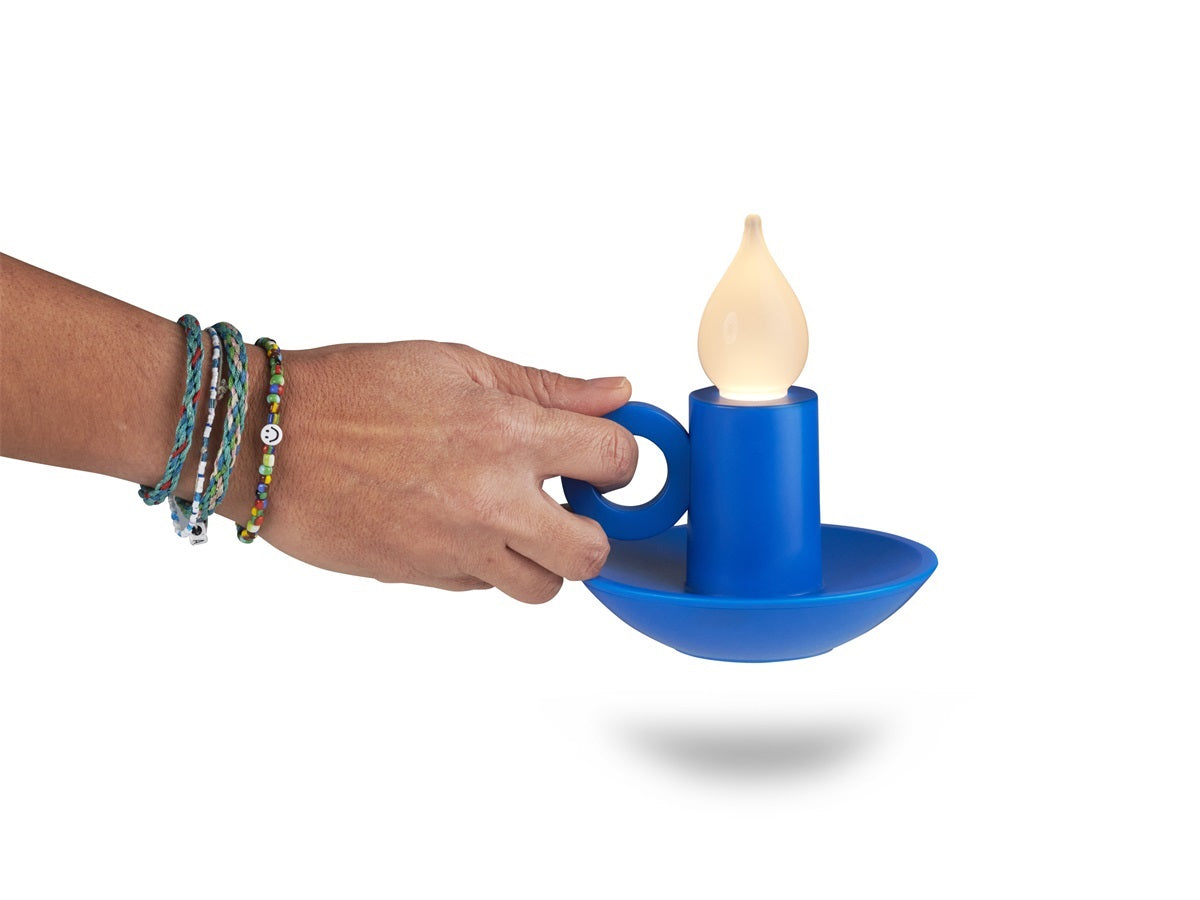 Candelabra Lamp - Blue