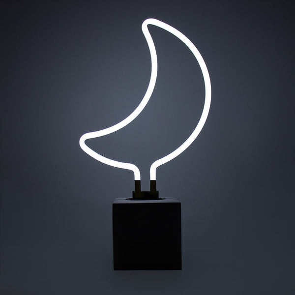 Lampe Néon Lune Locomocean | Boutique d'objets cadeaux designs