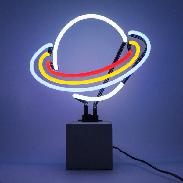 Lampe Néon Saturne Locomocean | Boutique d'objets cadeaux designs