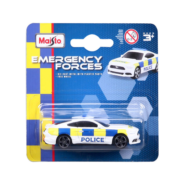 Assortiment de 72 pièces de police d'urgence en métal frais (blister)
