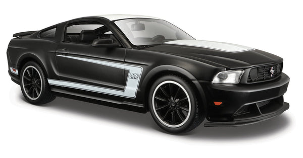 FORD MUSTANG NOIR MAT 1:24