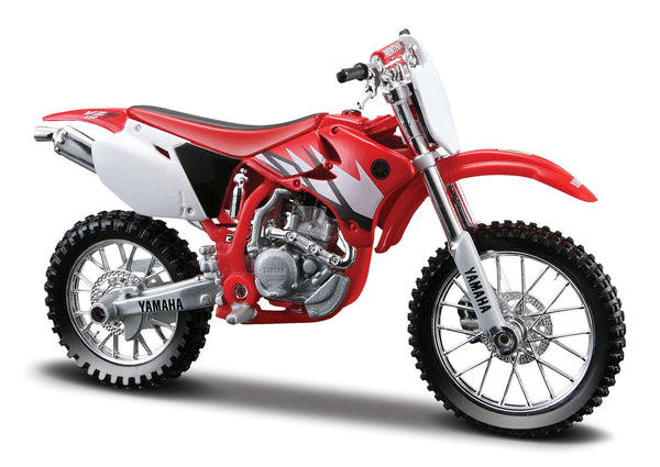 1:18 MOTO YAMAHA YZ450F - DISTRIBUTEUR 18 PIÈCES