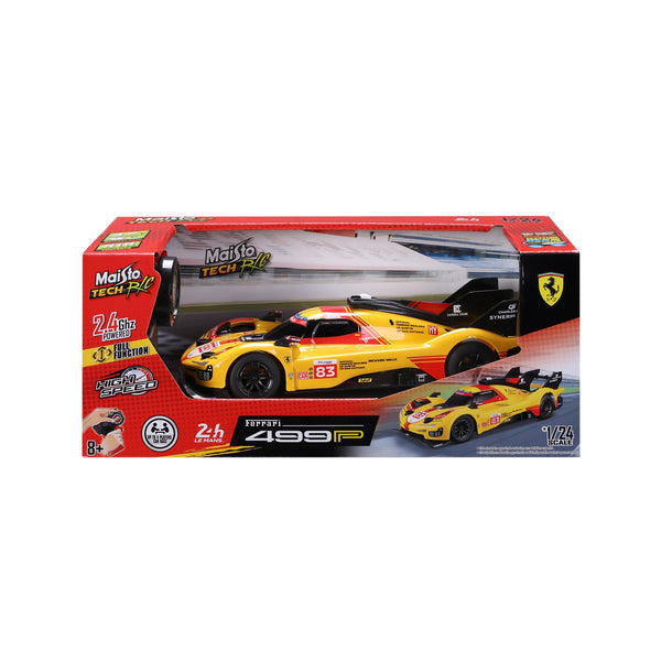 1:24 PREMIUM RC FERRARI 499P 2.4GHZ YELLOW