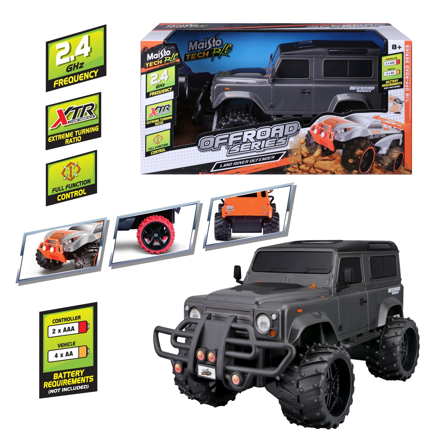 1:16 2.4 GHz LAND ROVER DEFENDER ALL-TERRAIN